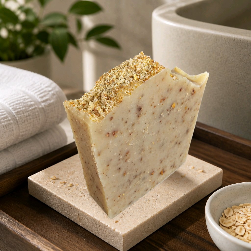 Lemon Cream Scrub Artisan Soap