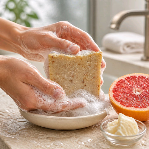 Grapefruit Silk & Shea Butter Luxury Spa Soap