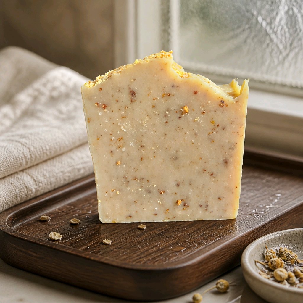 Lemon Cream Scrub Artisan Soap
